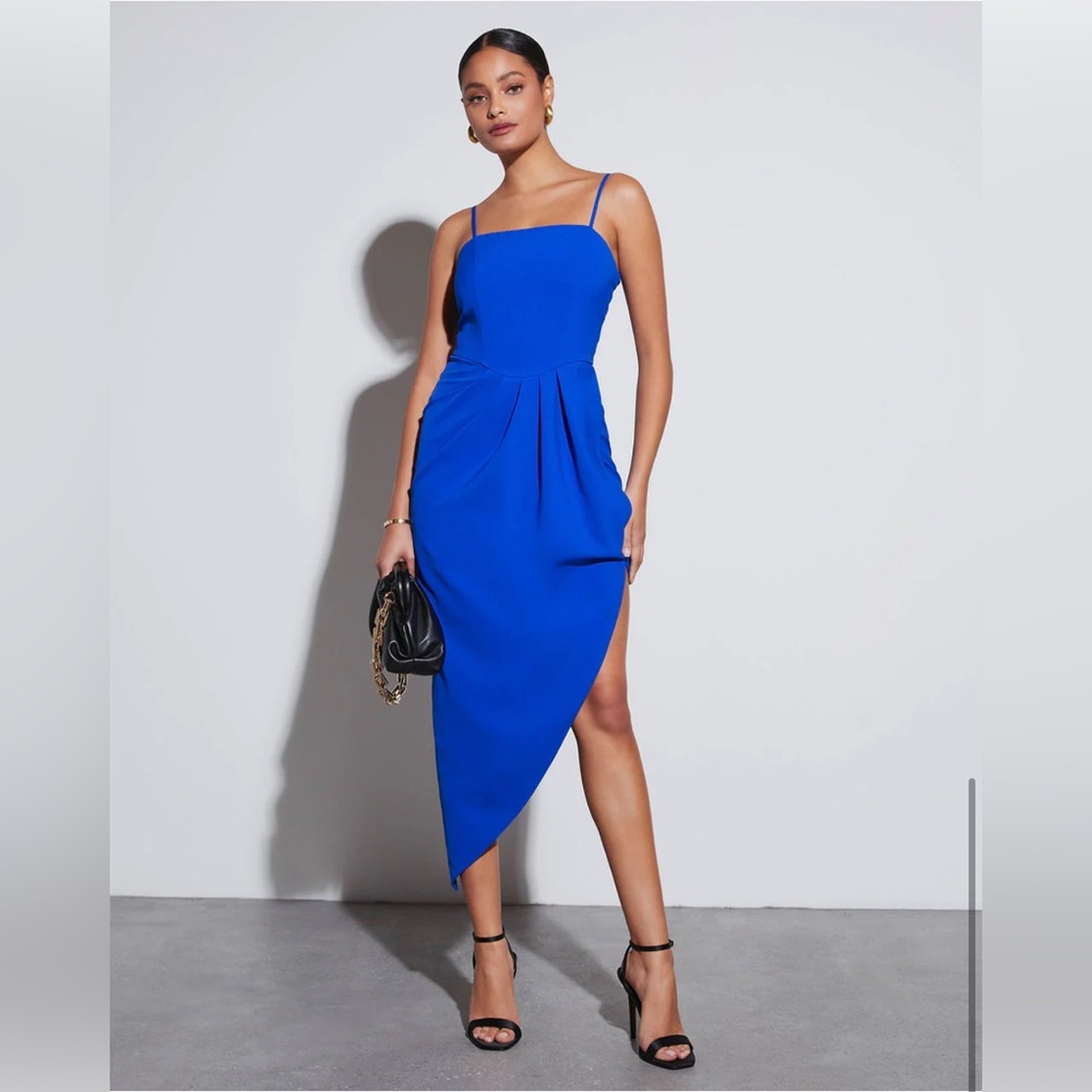 VICI Asymmetrical Hem Dress blue size Medium